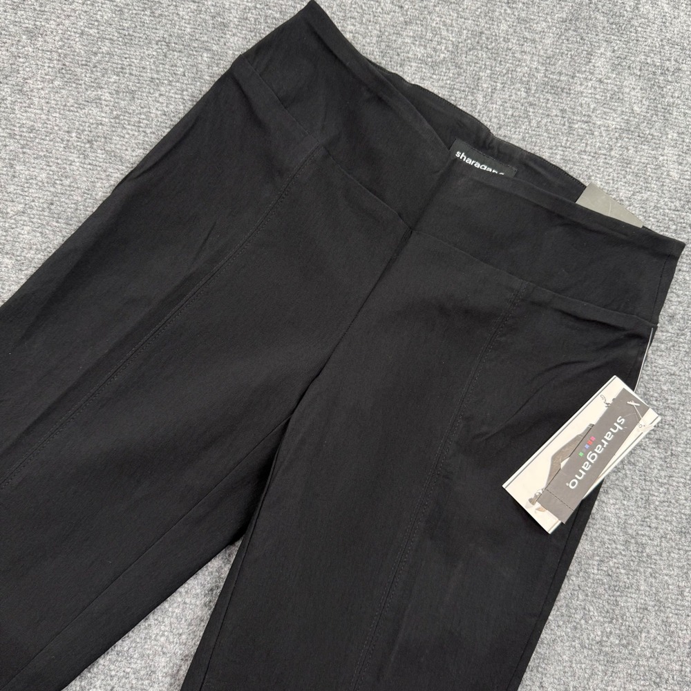 Sharagano Womens Black Slim Leg Stretch Pants Size 6 NWT